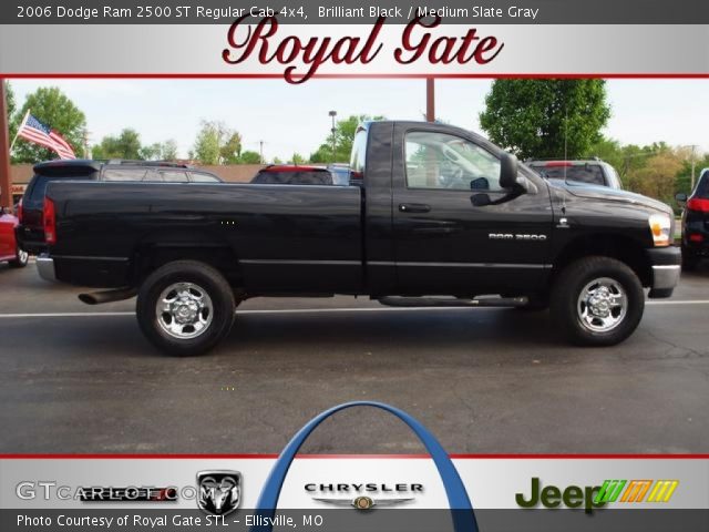 2006 Dodge Ram 2500 ST Regular Cab 4x4 in Brilliant Black