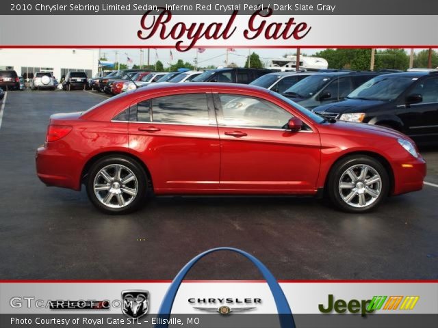 2010 Chrysler Sebring Limited Sedan in Inferno Red Crystal Pearl