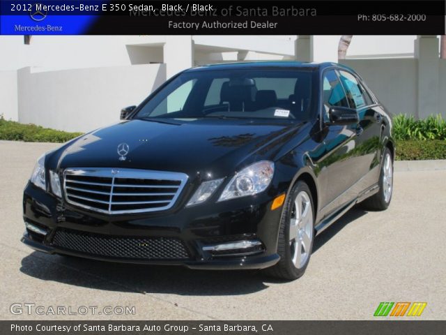 2012 Mercedes-Benz E 350 Sedan in Black