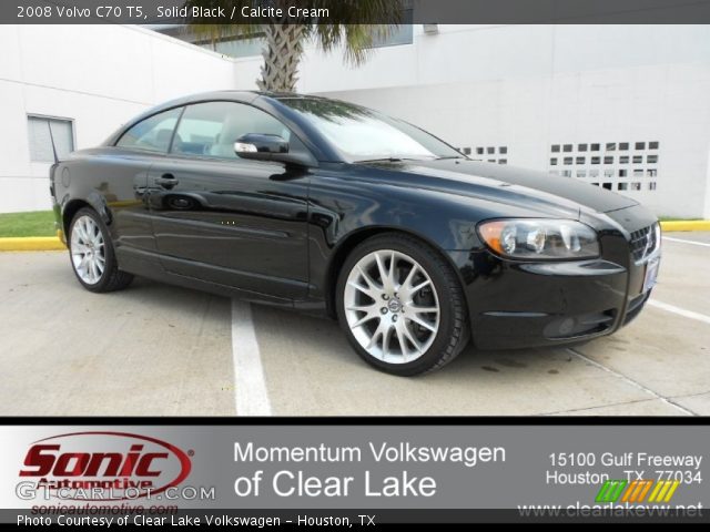2008 Volvo C70 T5 in Solid Black