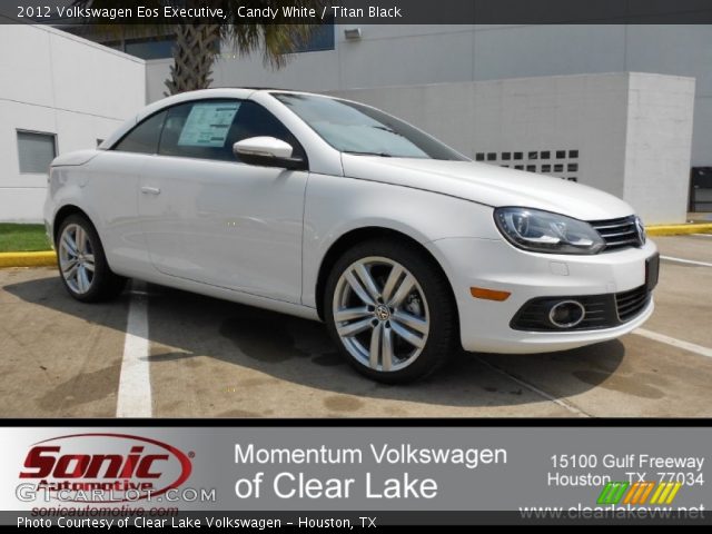 2012 Volkswagen Eos Executive in Candy White