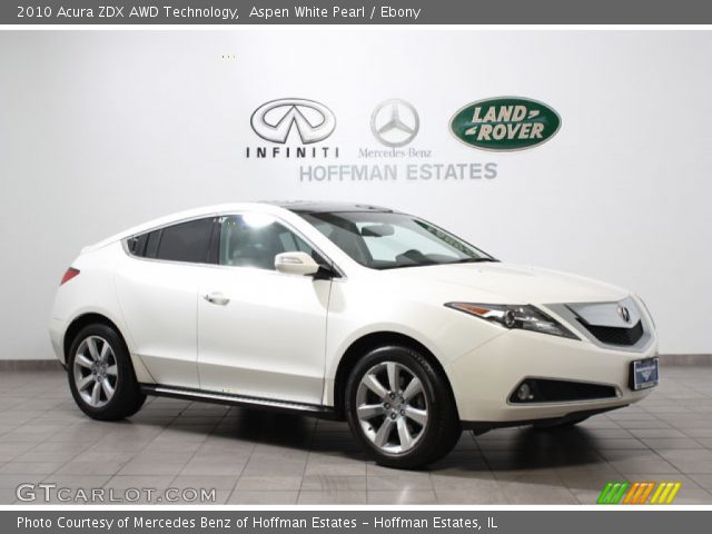 2010 Acura ZDX AWD Technology in Aspen White Pearl