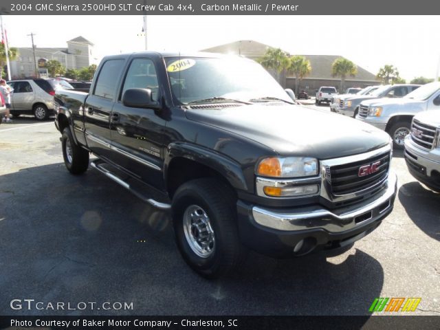 2004 GMC Sierra 2500HD SLT Crew Cab 4x4 in Carbon Metallic