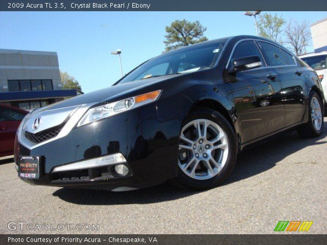 2009 Acura TL 3.5 in Crystal Black Pearl