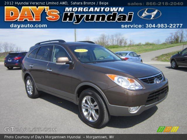 2012 Hyundai Veracruz Limited AWD in Sahara Bronze