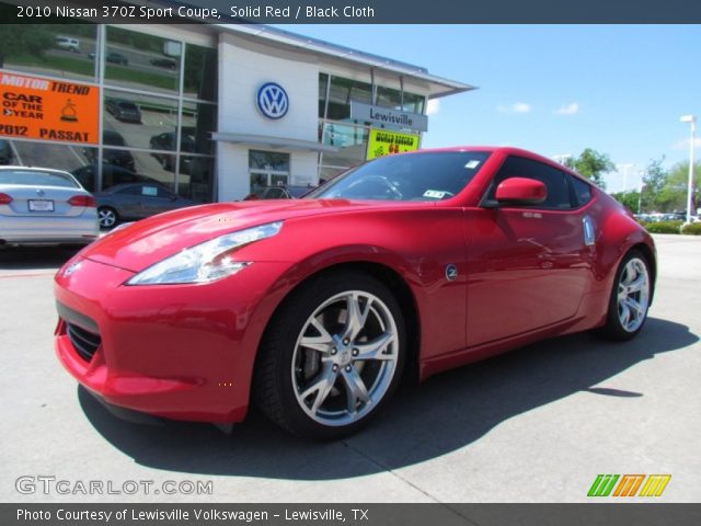 2010 Nissan 370Z Sport Coupe in Solid Red