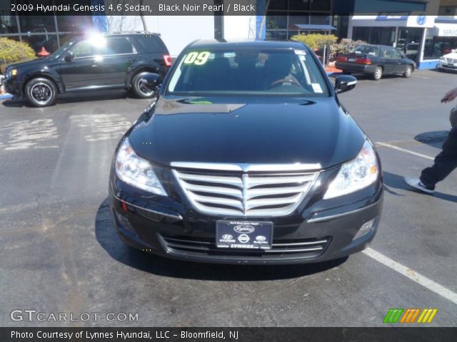 2009 Hyundai Genesis 4.6 Sedan in Black Noir Pearl