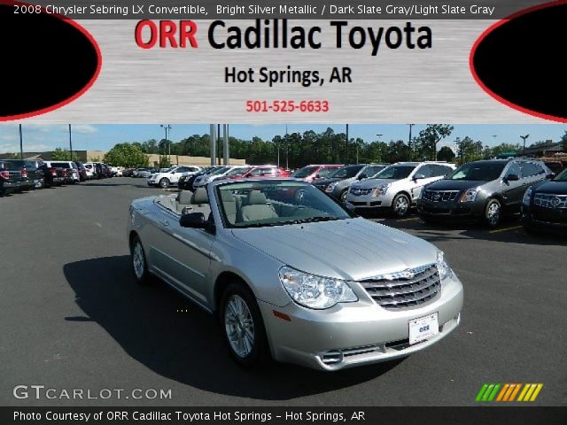 2008 Chrysler Sebring LX Convertible in Bright Silver Metallic