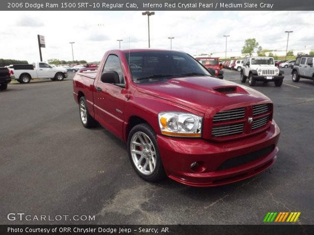 2006 Dodge Ram 1500 SRT-10 Regular Cab in Inferno Red Crystal Pearl
