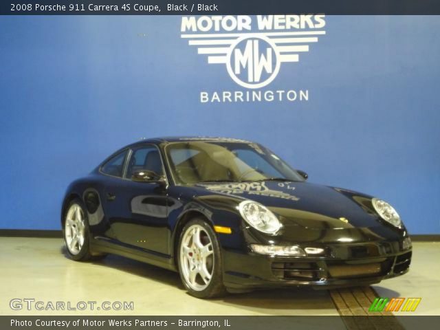 2008 Porsche 911 Carrera 4S Coupe in Black