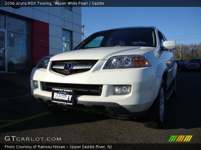 2006 Acura MDX Touring in Aspen White Pearl