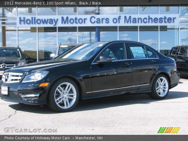 2012 Mercedes-Benz C 300 Sport 4Matic in Black