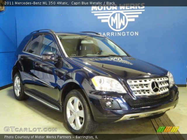 2011 Mercedes-Benz ML 350 4Matic in Capri Blue Metallic