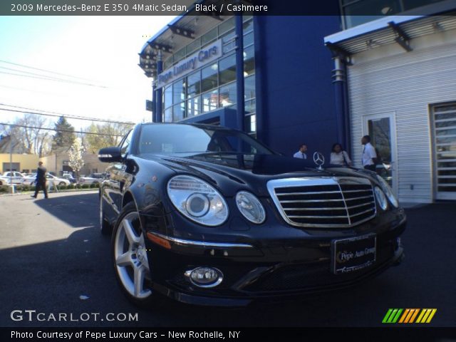 2009 Mercedes-Benz E 350 4Matic Sedan in Black