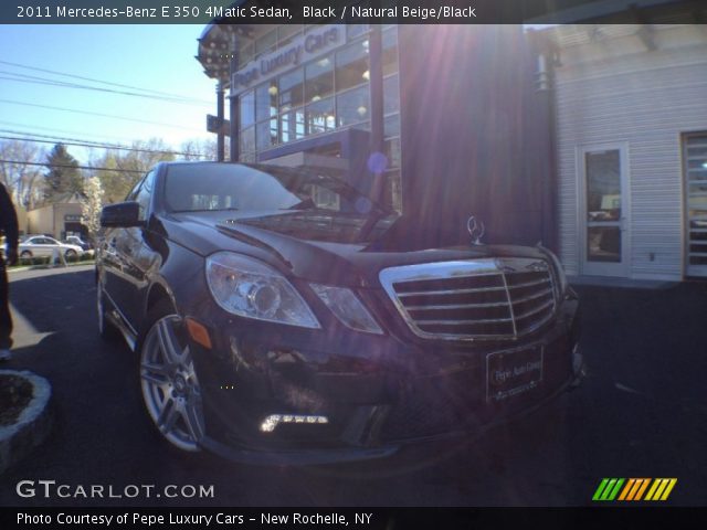 2011 Mercedes-Benz E 350 4Matic Sedan in Black
