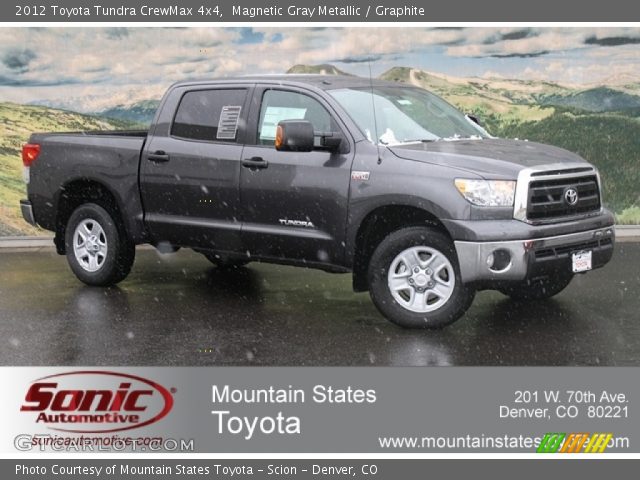 2012 Toyota Tundra CrewMax 4x4 in Magnetic Gray Metallic