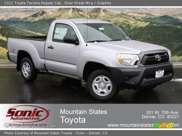 2012 Toyota Tacoma Regular Cab in Silver Streak Mica