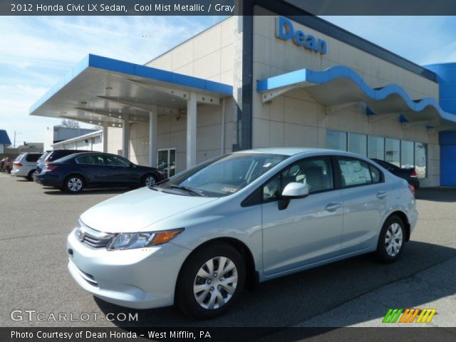 2012 Honda Civic LX Sedan in Cool Mist Metallic