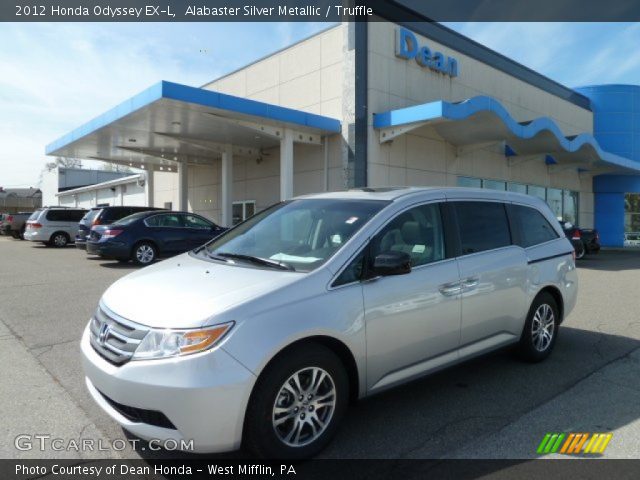 2012 Honda Odyssey EX-L in Alabaster Silver Metallic