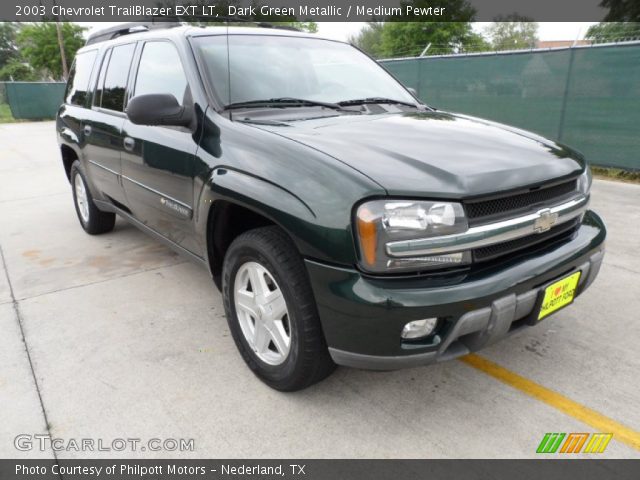 2003 Chevrolet TrailBlazer EXT LT in Dark Green Metallic