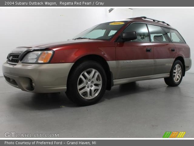 2004 Subaru Outback Wagon in Regatta Red Pearl
