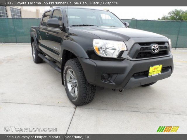 2012 Toyota Tacoma TSS Prerunner Double Cab in Black