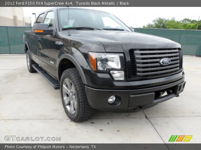 2012 Ford F150 FX4 SuperCrew 4x4 in Tuxedo Black Metallic