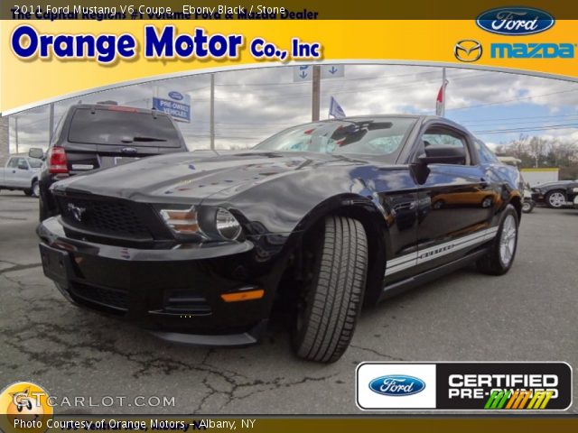 2011 Ford Mustang V6 Coupe in Ebony Black