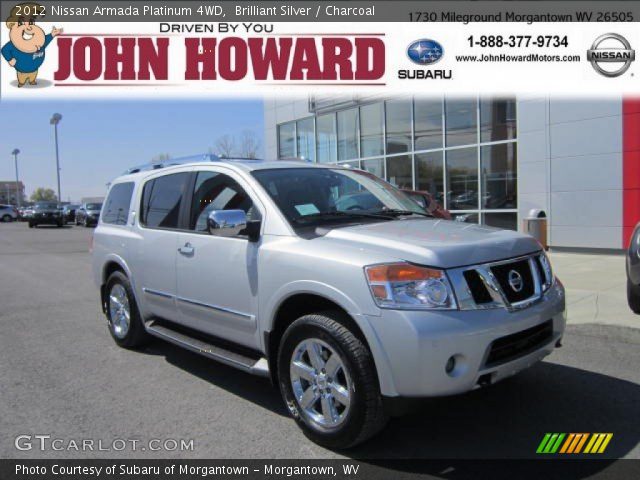 2012 Nissan Armada Platinum 4WD in Brilliant Silver