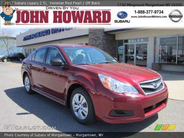 2012 Subaru Legacy 2.5i in Venetian Red Pearl