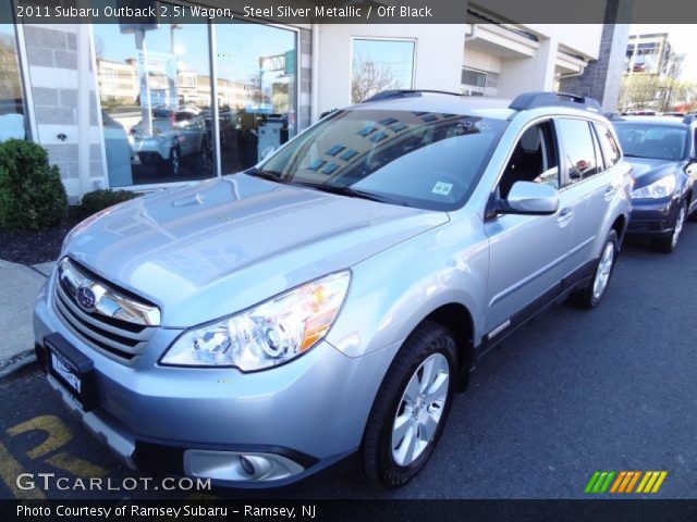 2011 Subaru Outback 2.5i Wagon in Steel Silver Metallic