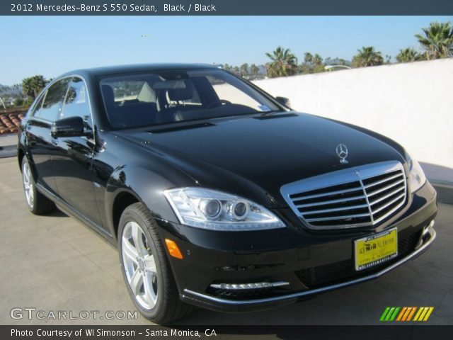 2012 Mercedes-Benz S 550 Sedan in Black
