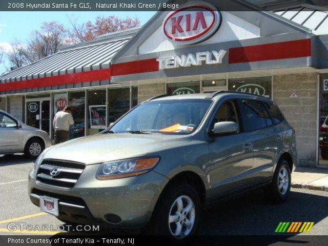 2008 Hyundai Santa Fe GLS in Natural Khaki Green