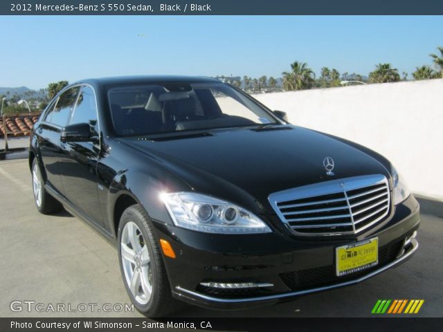 2012 Mercedes-Benz S 550 Sedan in Black