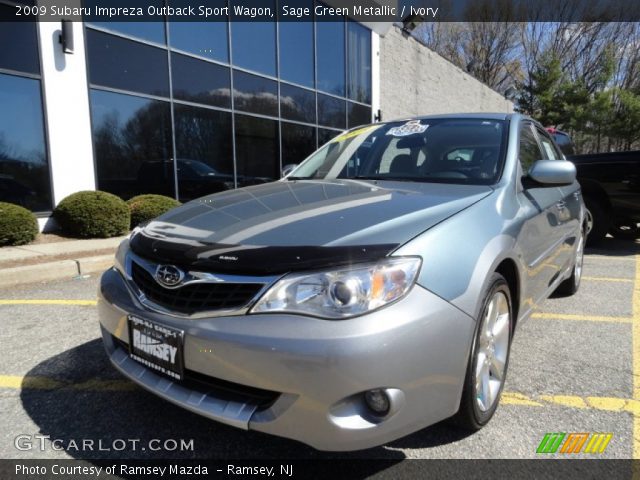 2009 Subaru Impreza Outback Sport Wagon in Sage Green Metallic