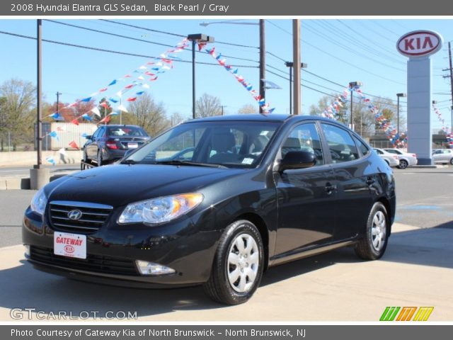 2008 Hyundai Elantra GLS Sedan in Black Pearl