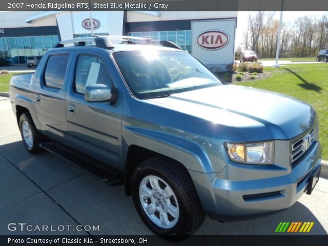 2007 Honda Ridgeline RTS in Steel Blue Metallic