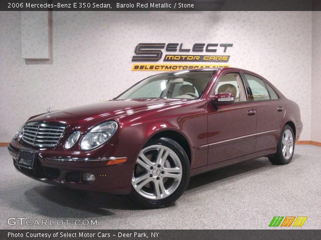 2006 Mercedes-Benz E 350 Sedan in Barolo Red Metallic