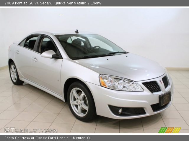 2009 Pontiac G6 V6 Sedan in Quicksilver Metallic