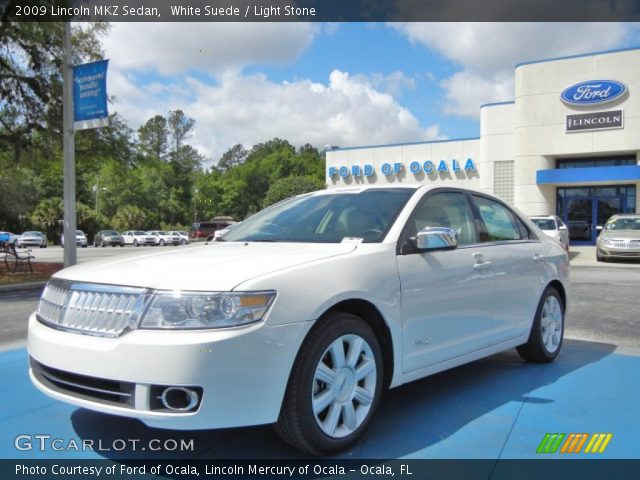 2009 Lincoln MKZ Sedan in White Suede