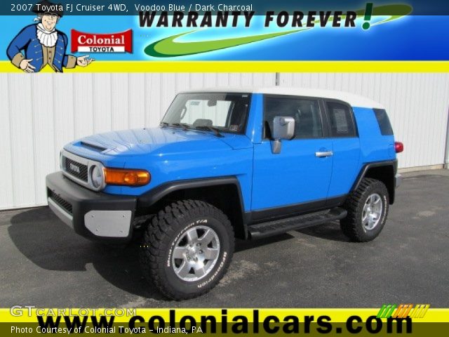 2007 Toyota FJ Cruiser 4WD in Voodoo Blue