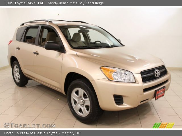 2009 Toyota RAV4 4WD in Sandy Beach Metallic