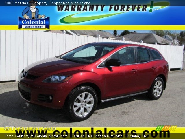 2007 Mazda CX-7 Sport in Copper Red Mica