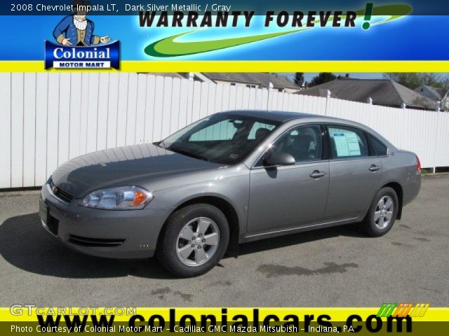 2008 Chevrolet Impala LT in Dark Silver Metallic