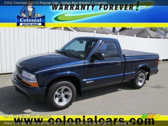 2000 Chevrolet S10 LS Regular Cab in Indigo Blue Metallic
