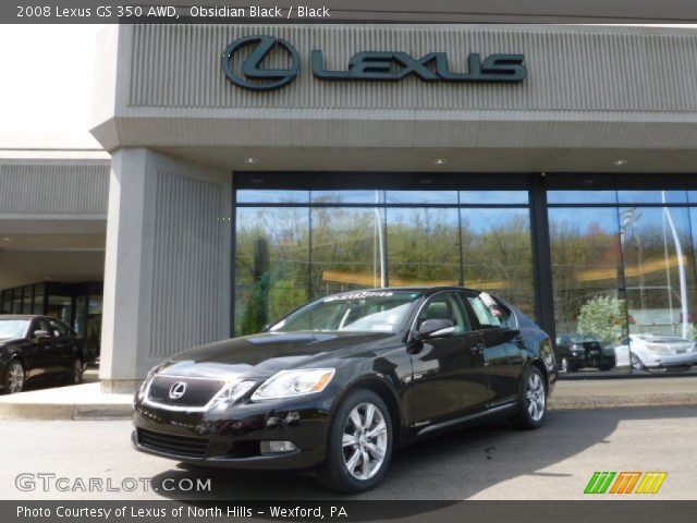 2008 Lexus GS 350 AWD in Obsidian Black