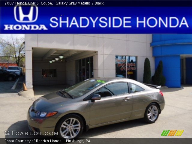 2007 Honda Civic Si Coupe in Galaxy Gray Metallic
