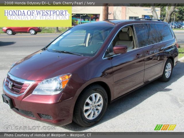 2008 Honda Odyssey EX-L in Dark Cherry Pearl