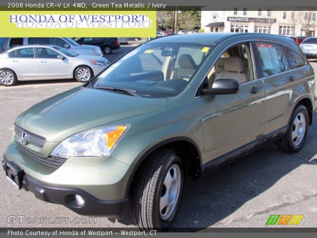 2008 Honda CR-V LX 4WD in Green Tea Metallic