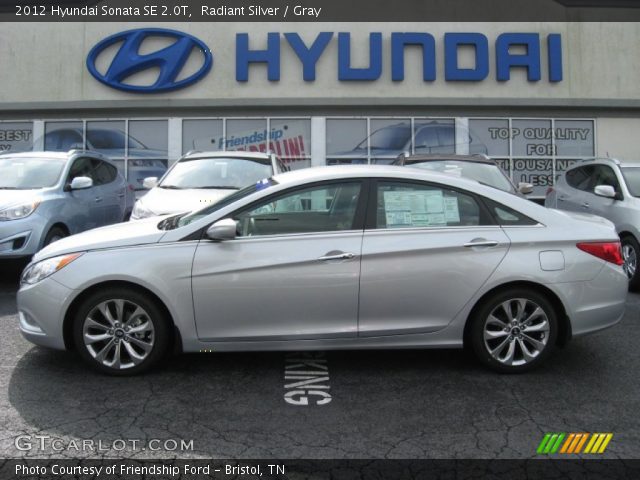 2012 Hyundai Sonata SE 2.0T in Radiant Silver